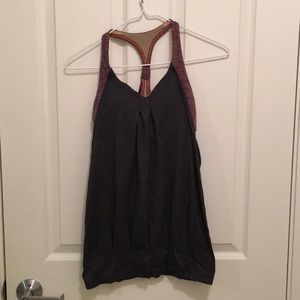 Lululemon Tank Top with built in bra.